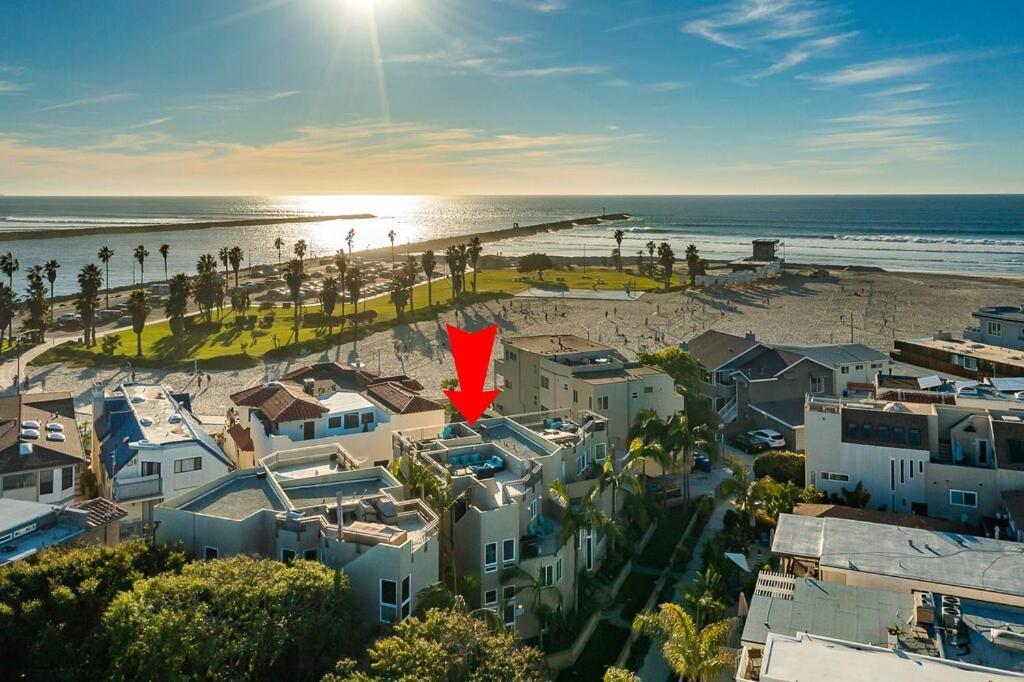 Stunning South Mission Home With Private Rooftop & Ocean Views! San Diego Eksteriør bilde